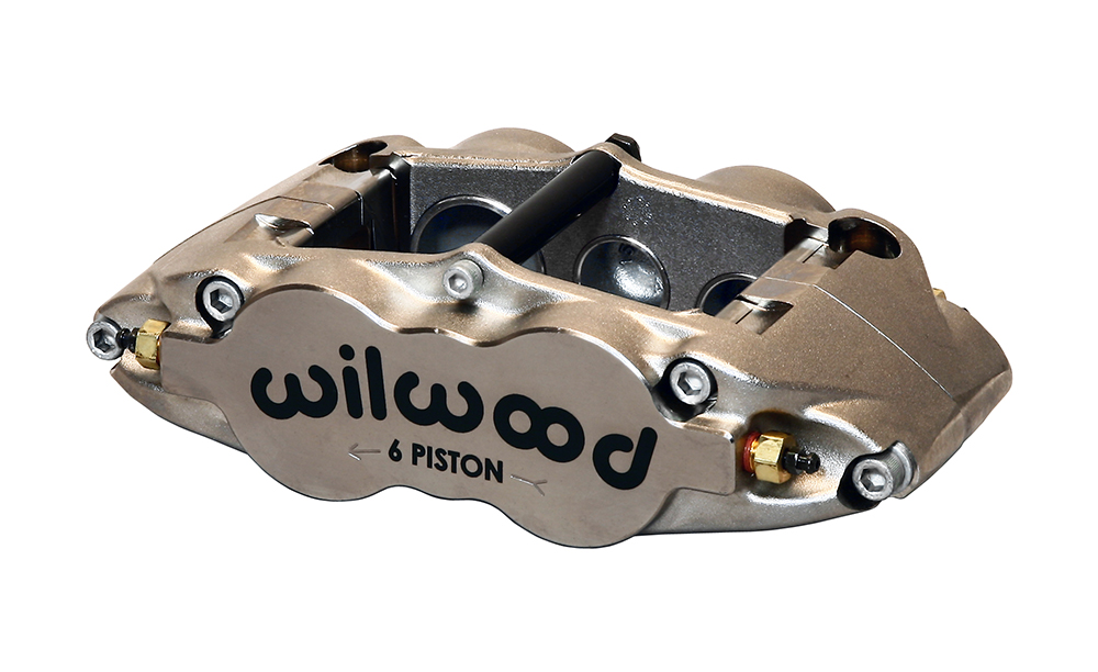 WILWOOD FORGED SUPERLITE 6R "RADIAL MOUNT" CALIPER - NICKEL
