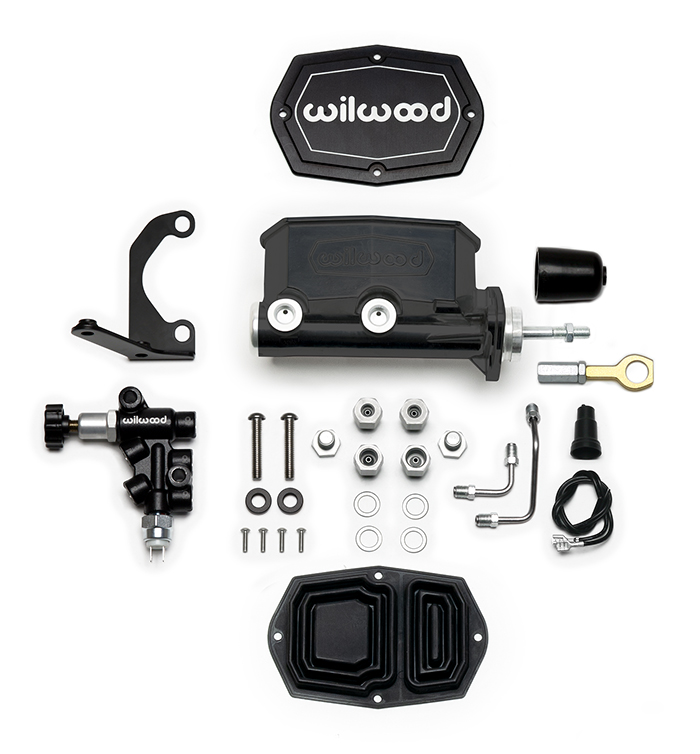 WILWOOD COMPACT TANDEM MASTER CYLINDER WITH PROPORTIONING VALVE